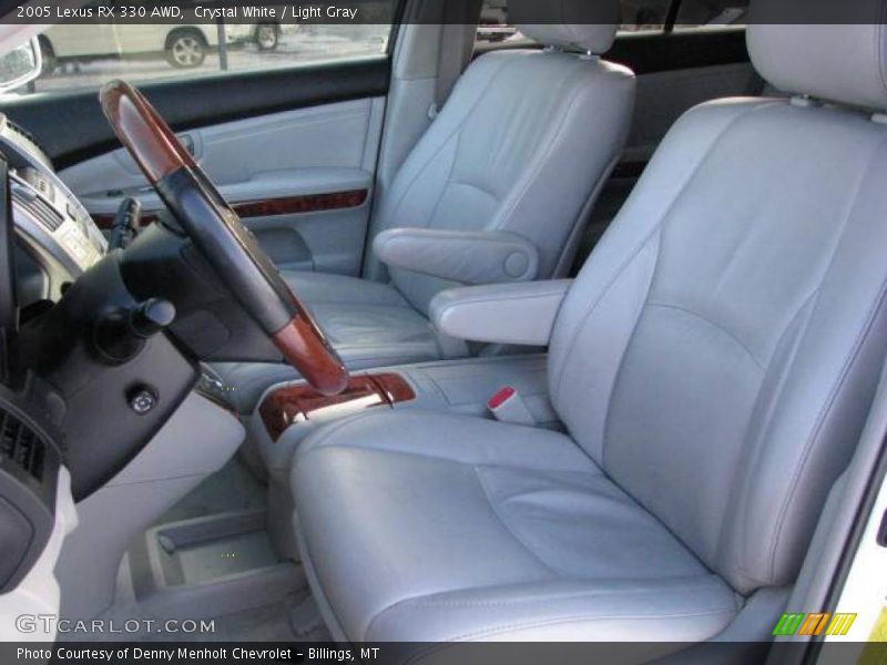 Crystal White / Light Gray 2005 Lexus RX 330 AWD