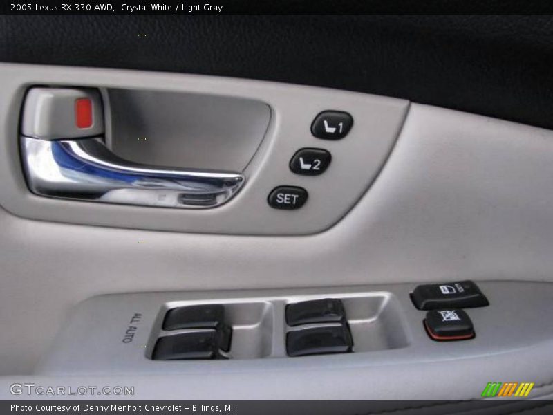 Crystal White / Light Gray 2005 Lexus RX 330 AWD