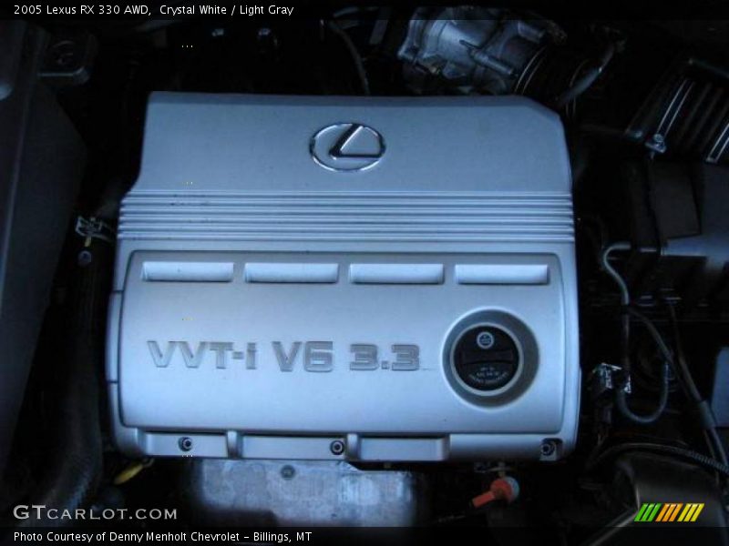 Crystal White / Light Gray 2005 Lexus RX 330 AWD