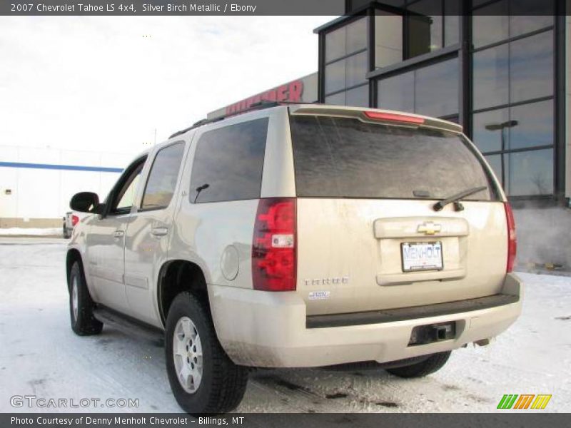 Silver Birch Metallic / Ebony 2007 Chevrolet Tahoe LS 4x4