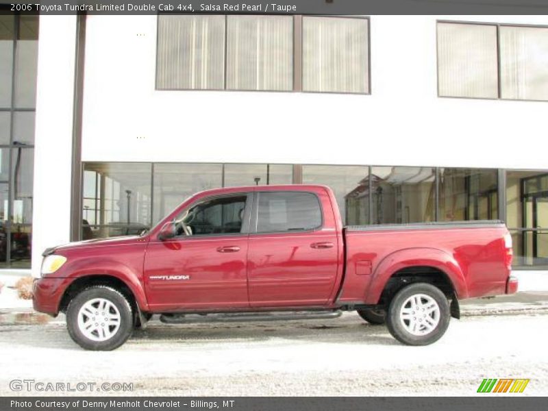 Salsa Red Pearl / Taupe 2006 Toyota Tundra Limited Double Cab 4x4