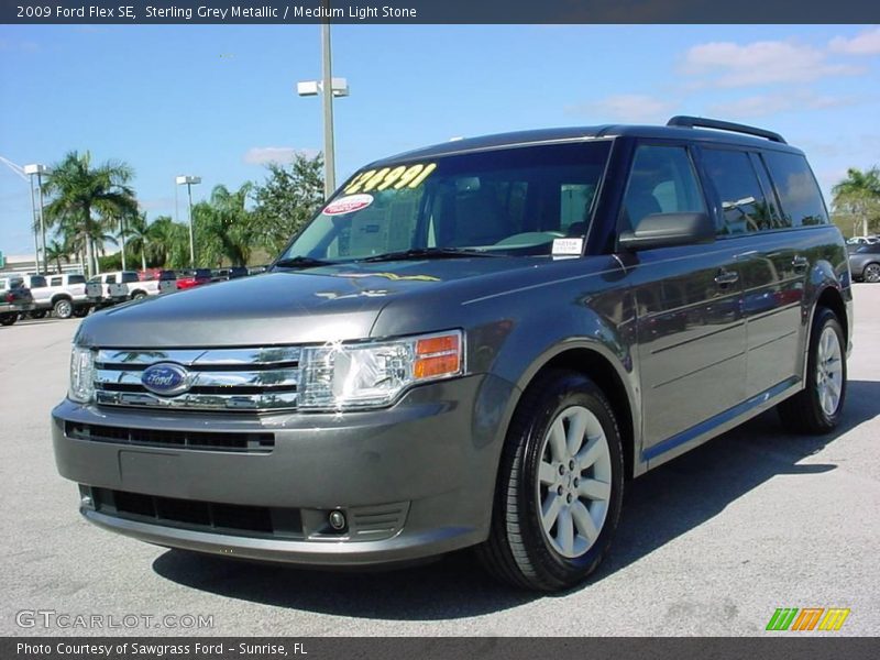 Sterling Grey Metallic / Medium Light Stone 2009 Ford Flex SE