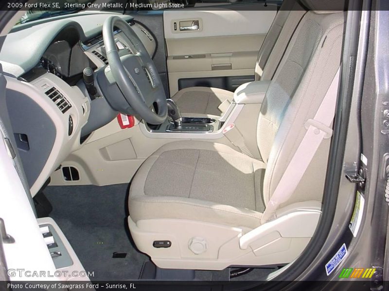 Sterling Grey Metallic / Medium Light Stone 2009 Ford Flex SE