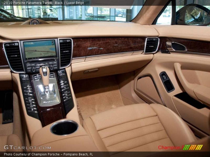 Black / Luxor Beige 2010 Porsche Panamera Turbo