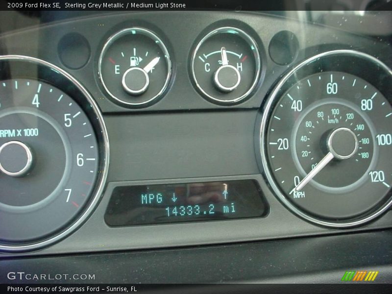 Sterling Grey Metallic / Medium Light Stone 2009 Ford Flex SE