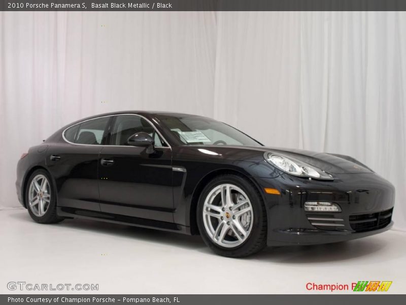 Basalt Black Metallic / Black 2010 Porsche Panamera S