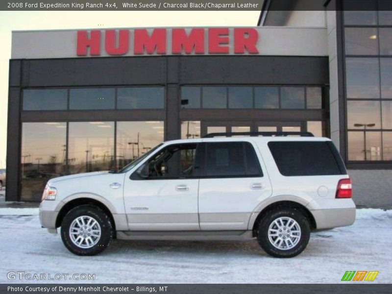 White Suede / Charcoal Black/Chaparral Leather 2008 Ford Expedition King Ranch 4x4