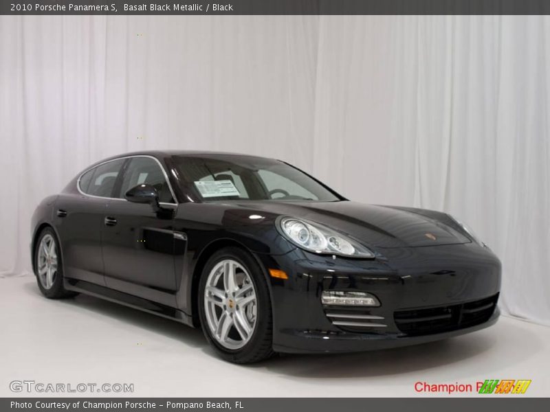 Basalt Black Metallic / Black 2010 Porsche Panamera S