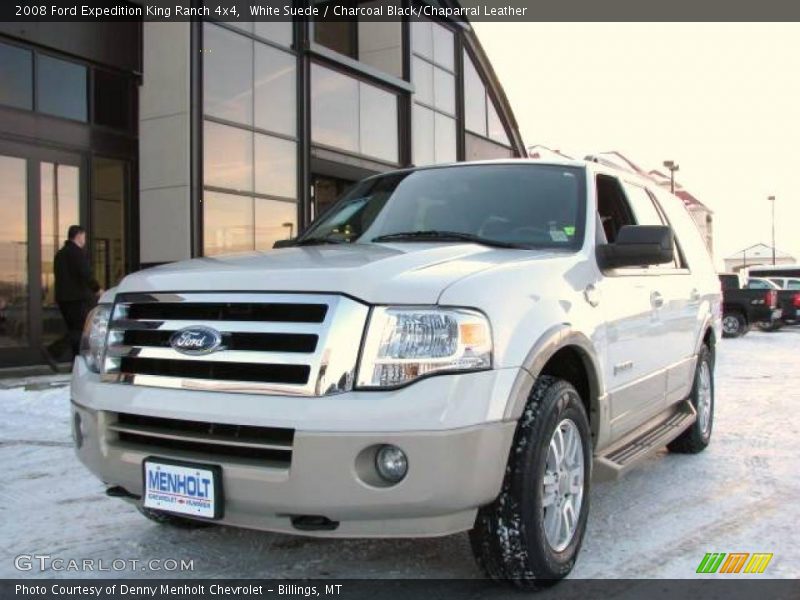 White Suede / Charcoal Black/Chaparral Leather 2008 Ford Expedition King Ranch 4x4