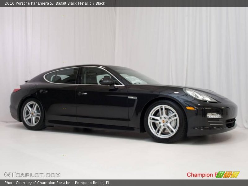 Basalt Black Metallic / Black 2010 Porsche Panamera S