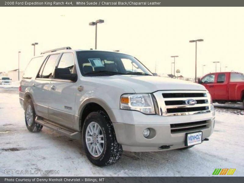 White Suede / Charcoal Black/Chaparral Leather 2008 Ford Expedition King Ranch 4x4