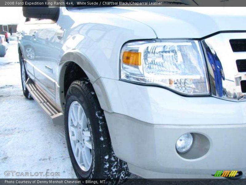 White Suede / Charcoal Black/Chaparral Leather 2008 Ford Expedition King Ranch 4x4