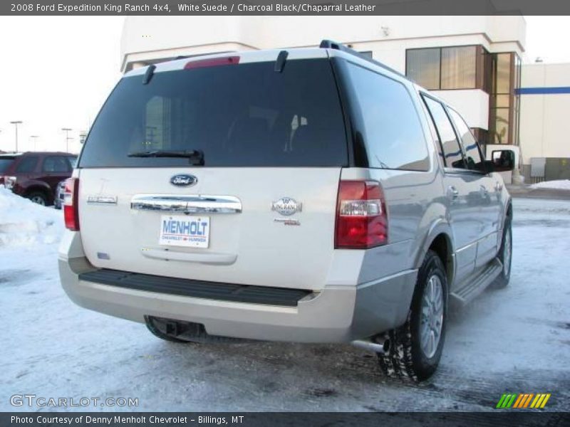 White Suede / Charcoal Black/Chaparral Leather 2008 Ford Expedition King Ranch 4x4
