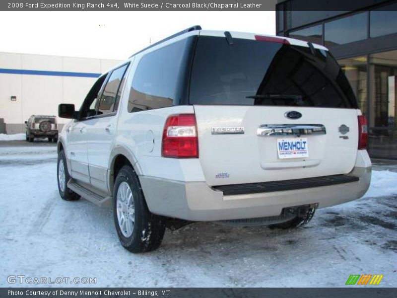 White Suede / Charcoal Black/Chaparral Leather 2008 Ford Expedition King Ranch 4x4