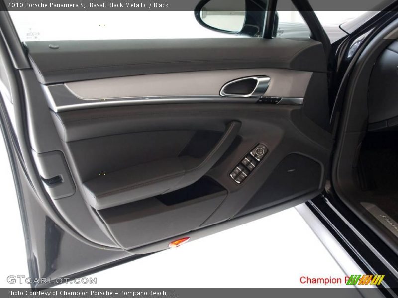 Basalt Black Metallic / Black 2010 Porsche Panamera S