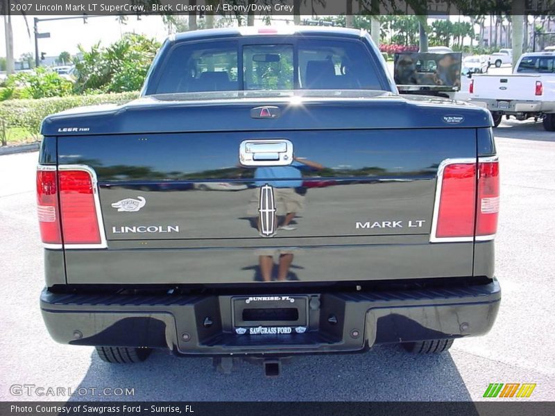 Black Clearcoat / Ebony/Dove Grey 2007 Lincoln Mark LT SuperCrew