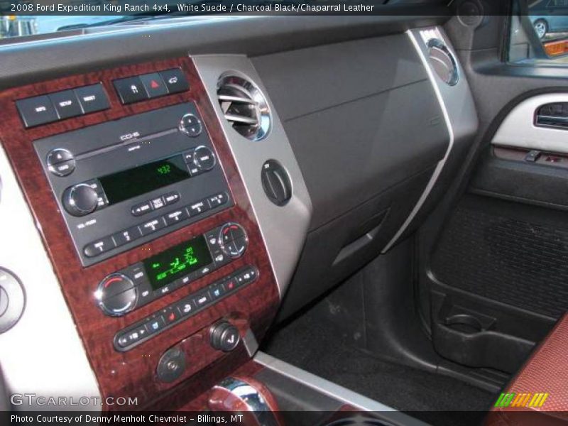 White Suede / Charcoal Black/Chaparral Leather 2008 Ford Expedition King Ranch 4x4
