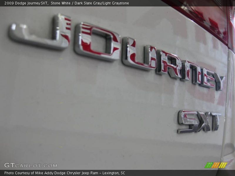 Stone White / Dark Slate Gray/Light Graystone 2009 Dodge Journey SXT