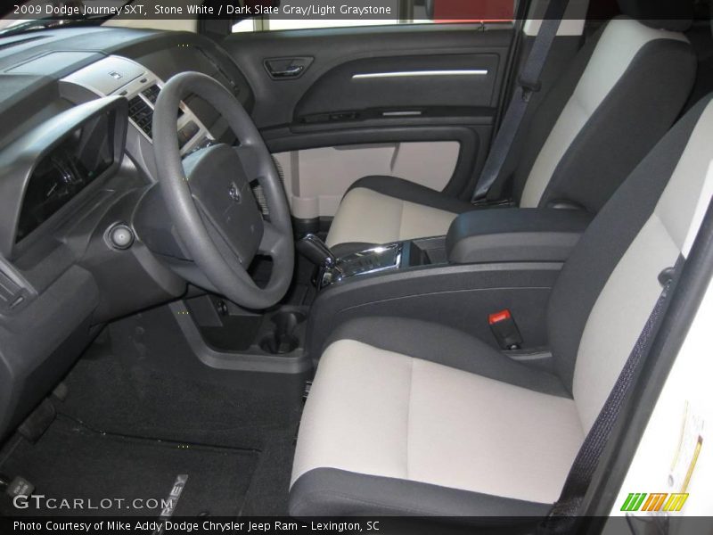 Stone White / Dark Slate Gray/Light Graystone 2009 Dodge Journey SXT