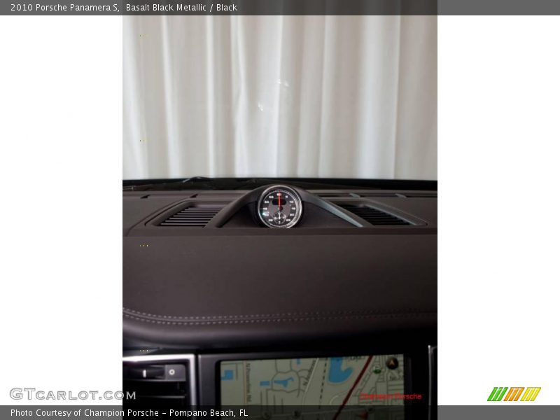 Basalt Black Metallic / Black 2010 Porsche Panamera S