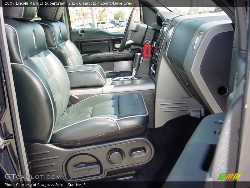 Black Clearcoat / Ebony/Dove Grey 2007 Lincoln Mark LT SuperCrew