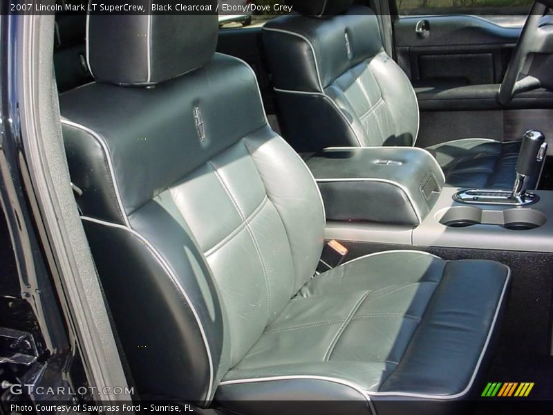 Black Clearcoat / Ebony/Dove Grey 2007 Lincoln Mark LT SuperCrew