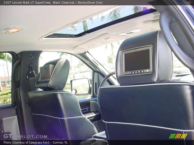 Black Clearcoat / Ebony/Dove Grey 2007 Lincoln Mark LT SuperCrew