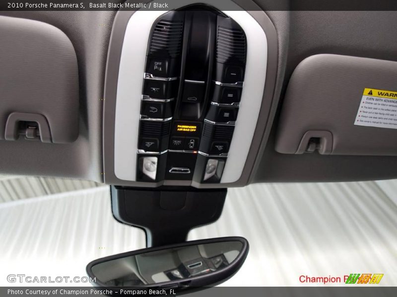 Basalt Black Metallic / Black 2010 Porsche Panamera S