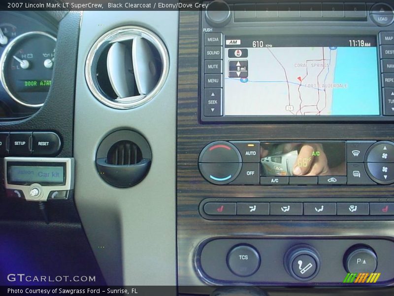 Black Clearcoat / Ebony/Dove Grey 2007 Lincoln Mark LT SuperCrew