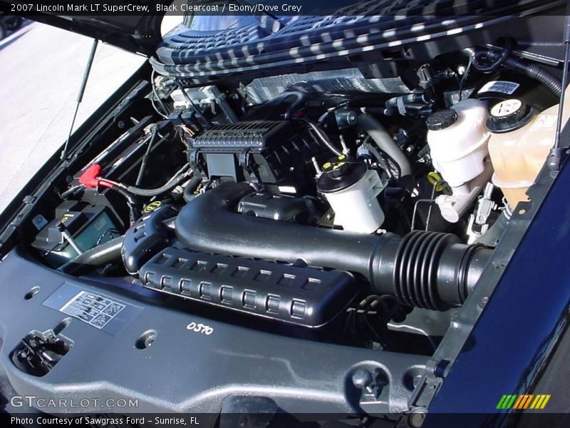 Black Clearcoat / Ebony/Dove Grey 2007 Lincoln Mark LT SuperCrew