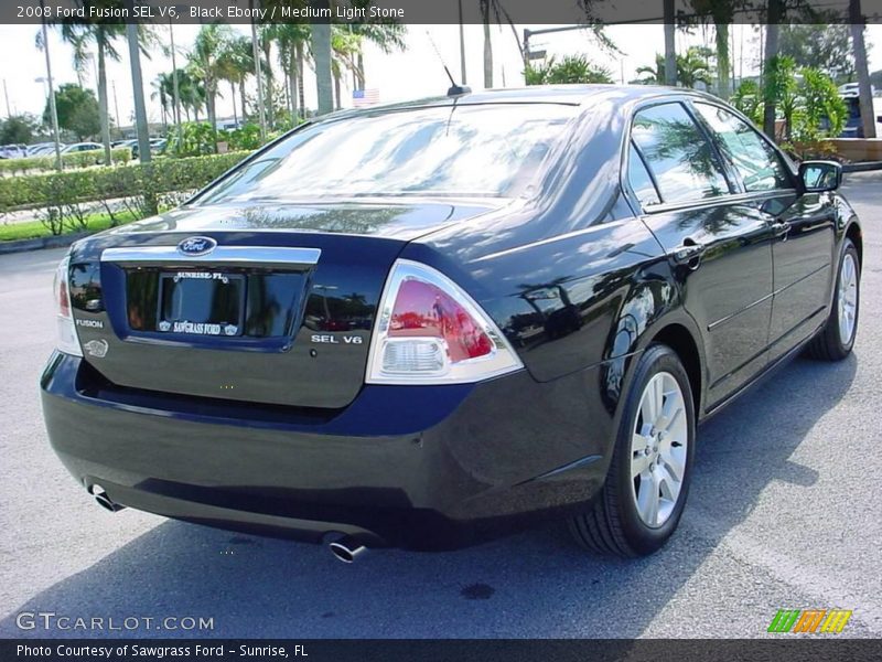 Black Ebony / Medium Light Stone 2008 Ford Fusion SEL V6