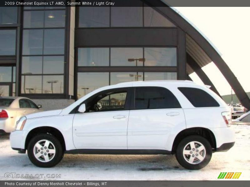 Summit White / Light Gray 2009 Chevrolet Equinox LT AWD