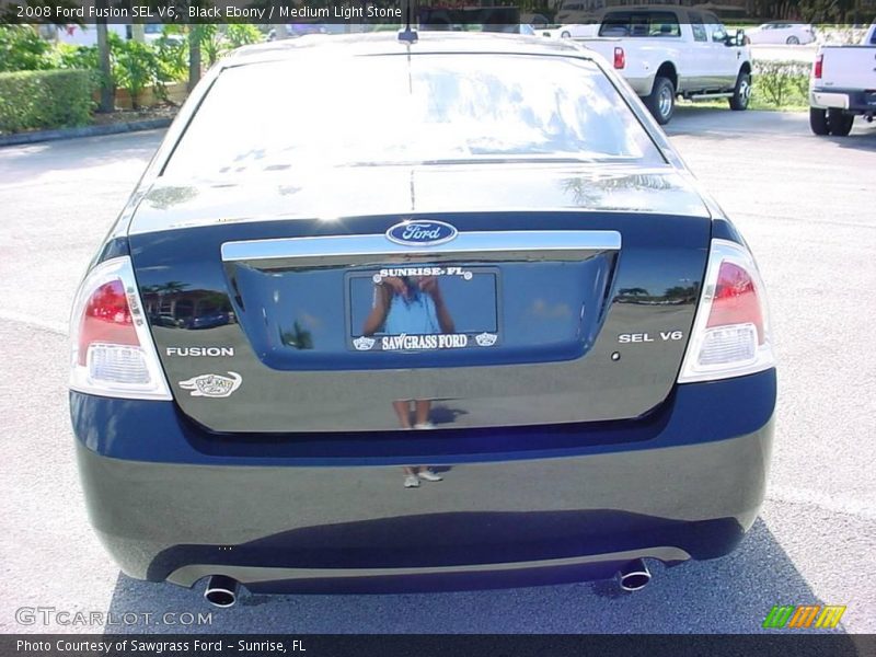 Black Ebony / Medium Light Stone 2008 Ford Fusion SEL V6