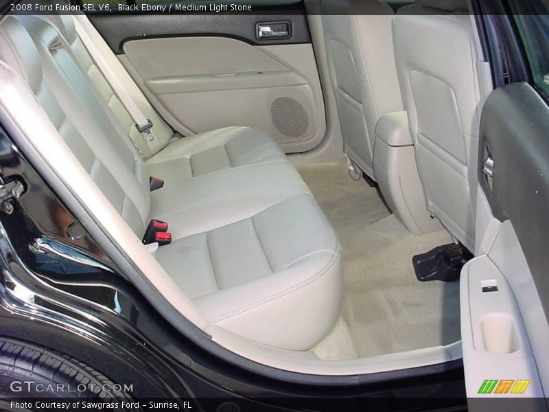 Black Ebony / Medium Light Stone 2008 Ford Fusion SEL V6