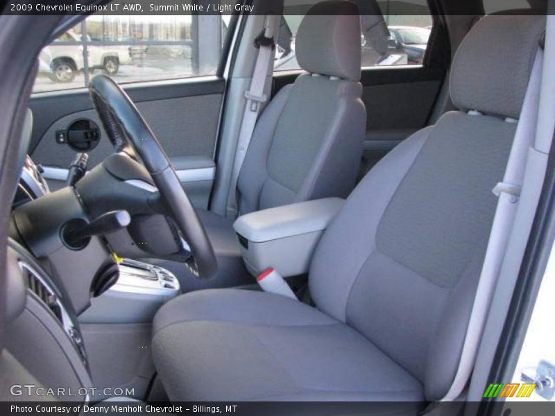 Summit White / Light Gray 2009 Chevrolet Equinox LT AWD