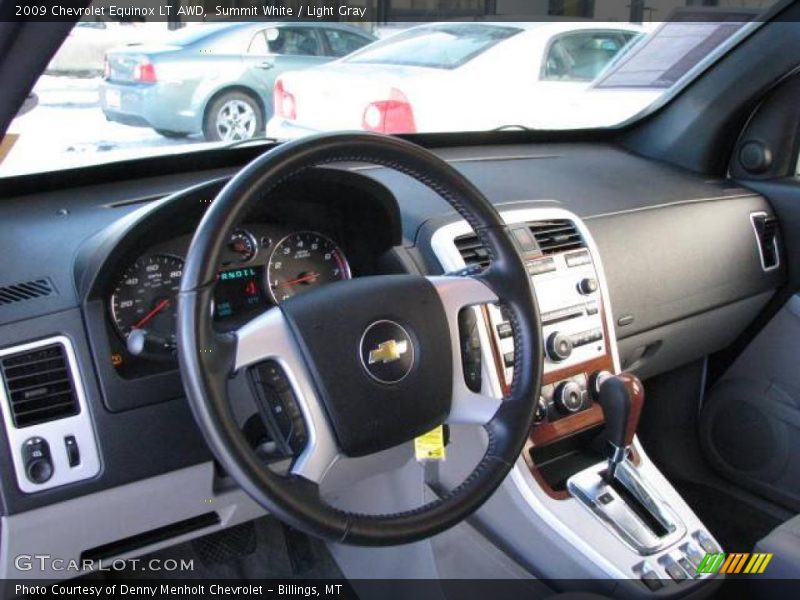 Summit White / Light Gray 2009 Chevrolet Equinox LT AWD