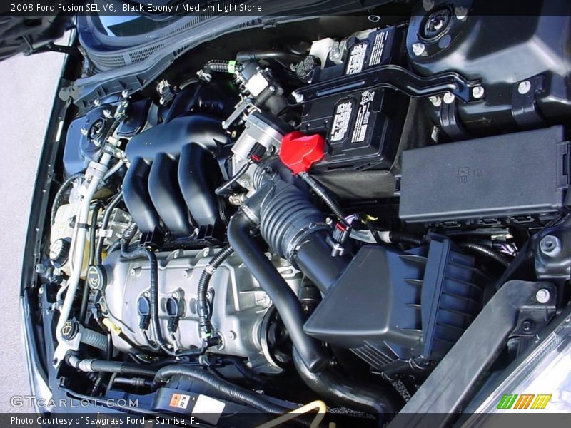 Black Ebony / Medium Light Stone 2008 Ford Fusion SEL V6