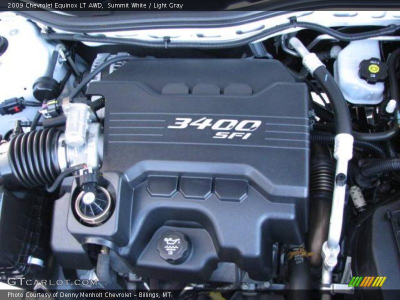 Summit White / Light Gray 2009 Chevrolet Equinox LT AWD