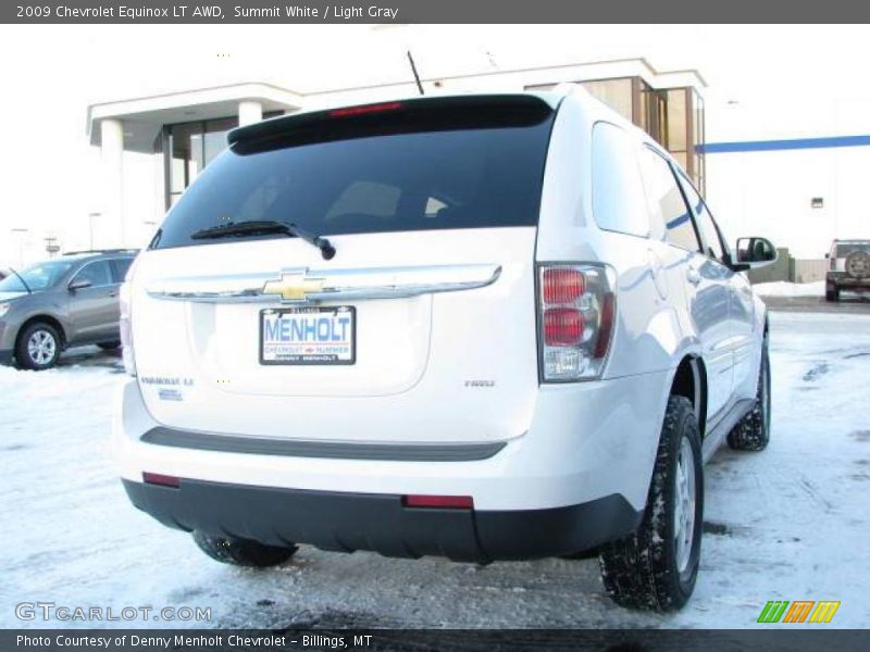 Summit White / Light Gray 2009 Chevrolet Equinox LT AWD