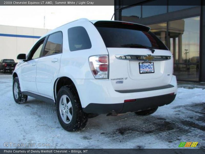 Summit White / Light Gray 2009 Chevrolet Equinox LT AWD