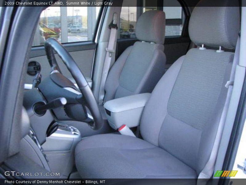 Summit White / Light Gray 2009 Chevrolet Equinox LT AWD