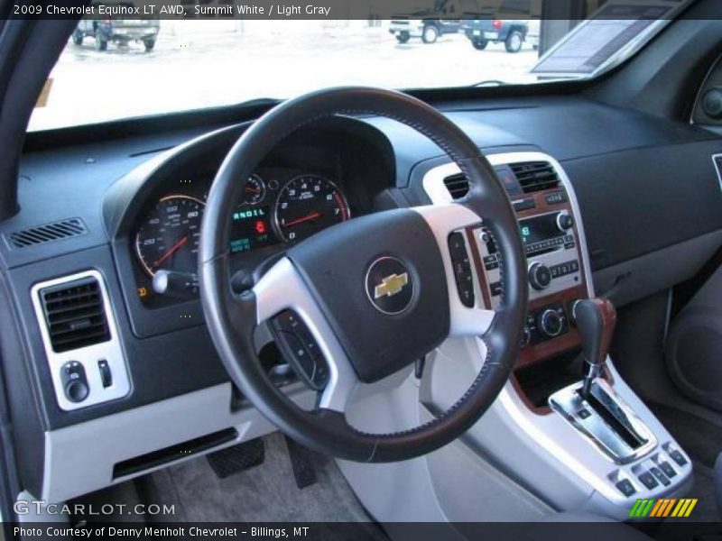 Summit White / Light Gray 2009 Chevrolet Equinox LT AWD