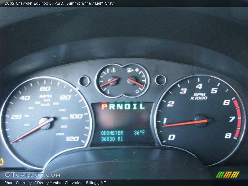 Summit White / Light Gray 2009 Chevrolet Equinox LT AWD