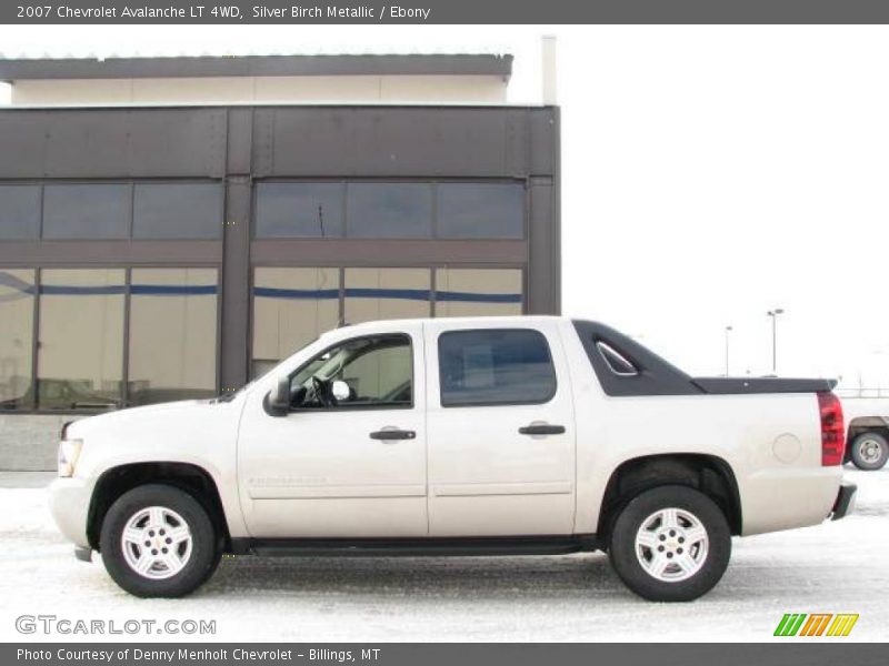 Silver Birch Metallic / Ebony 2007 Chevrolet Avalanche LT 4WD