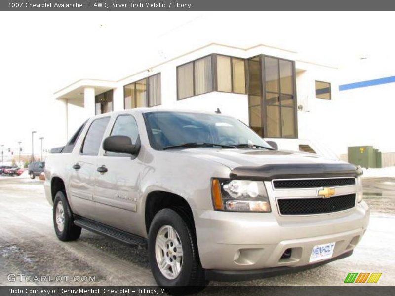 Silver Birch Metallic / Ebony 2007 Chevrolet Avalanche LT 4WD
