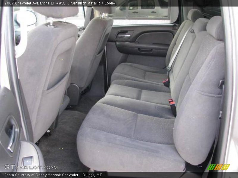 Silver Birch Metallic / Ebony 2007 Chevrolet Avalanche LT 4WD