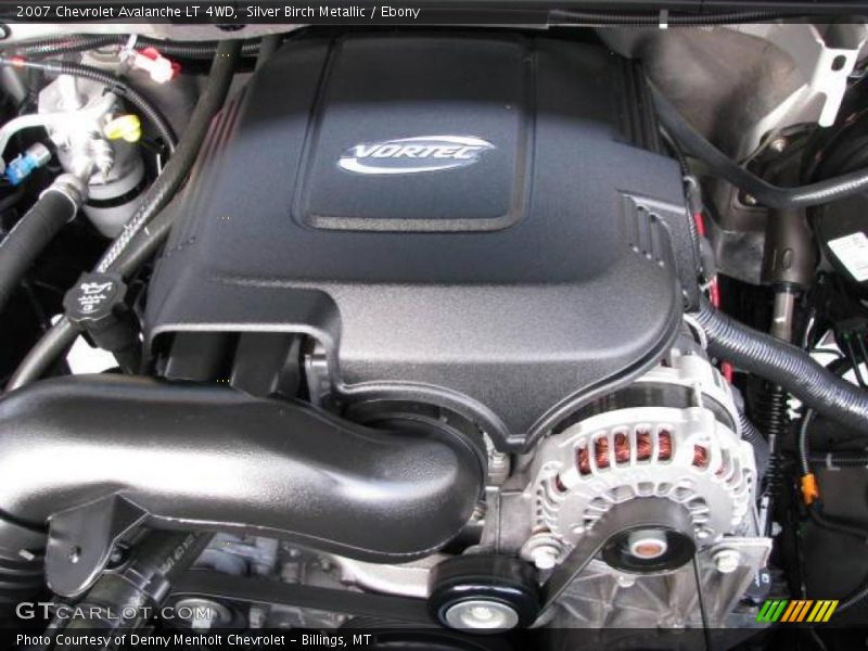 Silver Birch Metallic / Ebony 2007 Chevrolet Avalanche LT 4WD