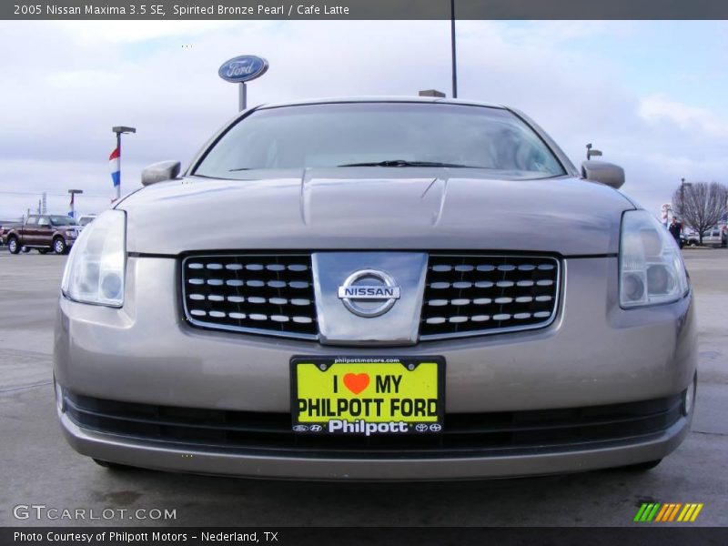 Spirited Bronze Pearl / Cafe Latte 2005 Nissan Maxima 3.5 SE
