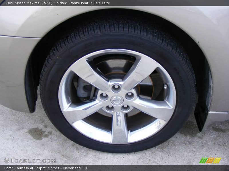 Spirited Bronze Pearl / Cafe Latte 2005 Nissan Maxima 3.5 SE