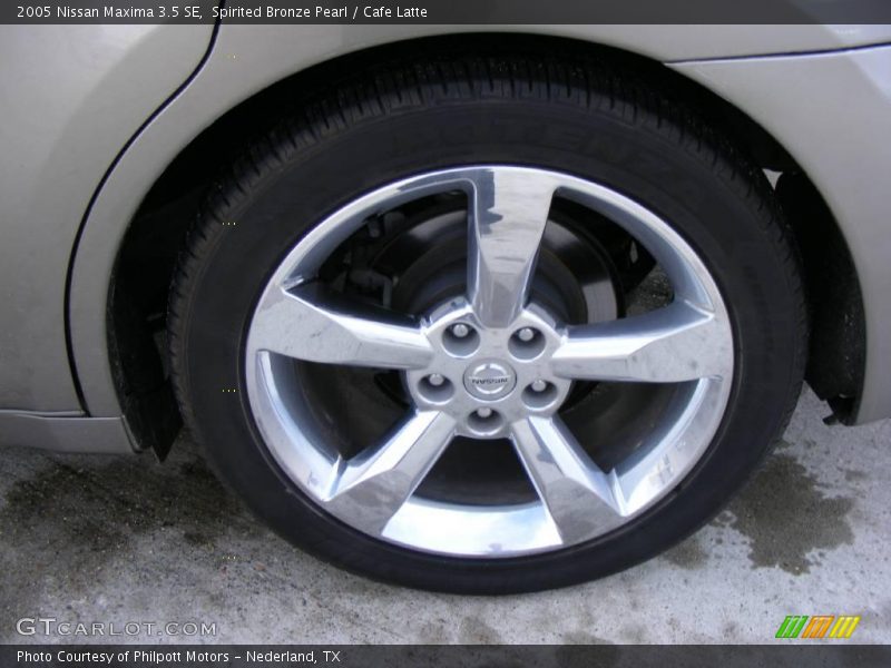 Spirited Bronze Pearl / Cafe Latte 2005 Nissan Maxima 3.5 SE